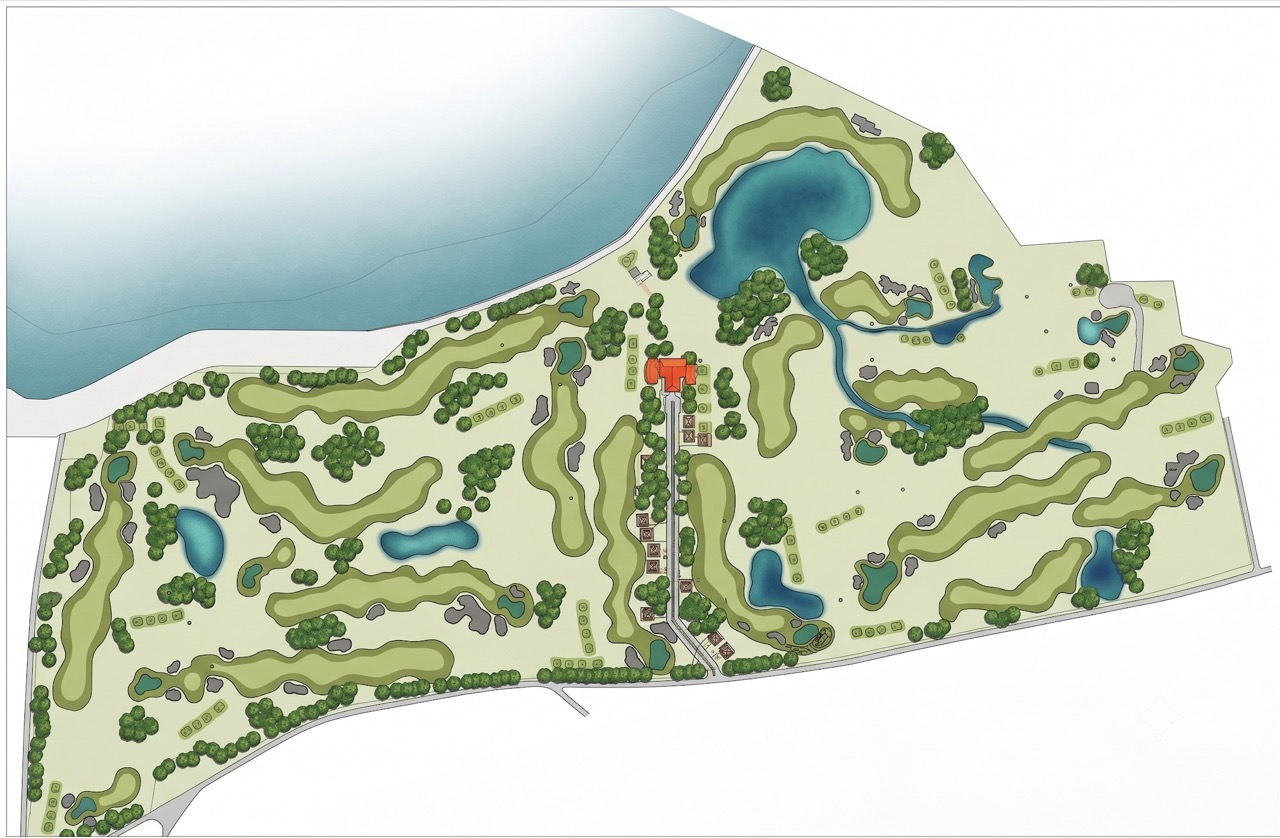Lhoknga Golf Course 57-hectare master plan